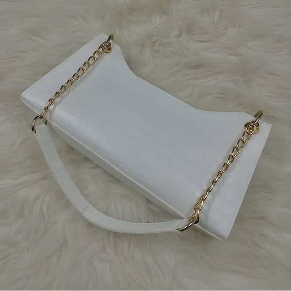 Henosis Plain Hobo Bag with Golden Chain –  Only 1999 Rs